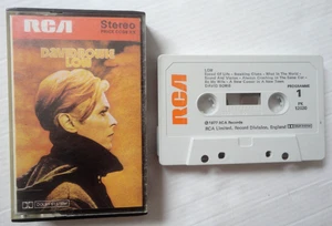 DAVID BOWIE, LOW, CASSETTE TAPE, 1977 ORIGINAL PK 12030, GREY SHELL, RED RCA, EX - Picture 1 of 4