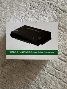 USB 3.0 to IDE & SATA Converter External Hard Drive Adapter Kit 2.5"/3.5" Cable - Afbeelding 1 van 3