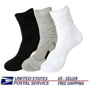 3pk - Calcetines acolchados para hombre con control de absorción de humedad ajuste cómodo - Imagen 1 de 6
