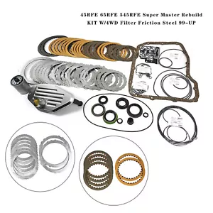 45RFE 65RFE 545RFE Super Master Rebuild KIT W/4WD Filter Friction Steel 99-UP ZA - Picture 1 of 12