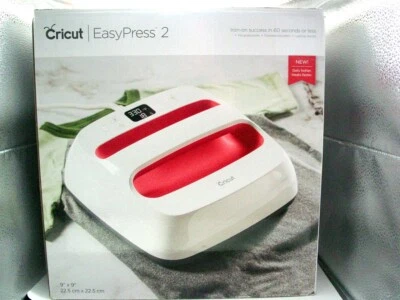 Cricut EasyPress 2 Máquina de Prensa de Calor 9"x9" Base de Seguridad y Apagado Automático Frambuesa Foto 1 de 4