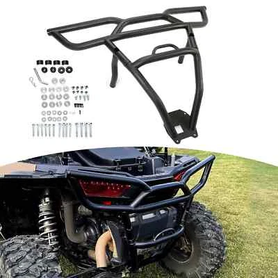 Heavy Duty Rear Bumper for Polaris RZR XP 1000 (2014-2018) - BLACK - Image 1 of 4