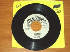 R&B / ROCK & ROLL 45 RPM - BOB GADDY - OLD TOWN 1162 - "OPERATOR/I LOVE MY BABY"