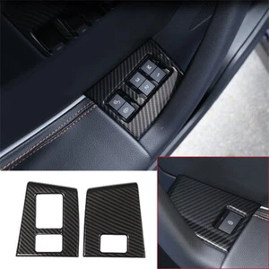 Carbon Fiber ABS Front Door Memory Lock Panel Trim Fit for Jaguar F-PACE 2016-20 - Bild 1 von 12