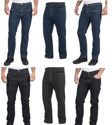 Lee Cooper Jeans Men's Workwear LCPNT219 Stretch Denim Work Jeans - Image 1 of 2