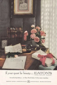 1957 Eaton Paper: Your Quest Be Beauty Vintage Print Ad - Bild 1 von 1