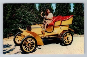 1904 Franklin Rear Entrance Touring Car Transportation, Antique Vintage Postcard - Imagen 1 de 2