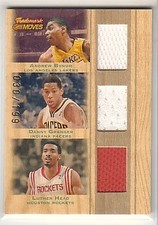 2007-08 Trademark Moves Triple Relics Bynum Danny Granger Head Jersey /199