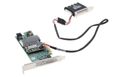 LSI 9361-4i 4-Port 12G SAS RAID Controller + Cache Modul & BBU / Full Profile - Bild 1 von 4