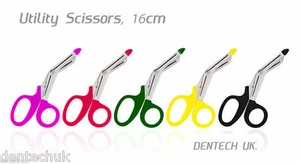 UTILITY FIRST AID BANDAGE SCISSORS TUFF CUT NURSING MEDICAL EMT VET HOUSEHOLD - Picture 1 of 6