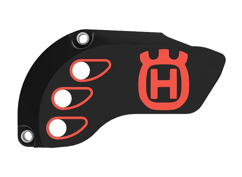 COPRIPIGNONE PARAPIGNONE HUSQVARNA WR/CR/SM/WRE 125/250/450/510 PERSONALIZZABILE - Immagine 1 di 2