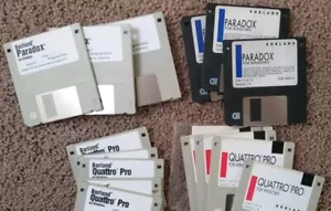 Borland Paradox,Quattro Pro Lot for Windows 3.5" floppy disks only Vintage - Picture 1 of 6