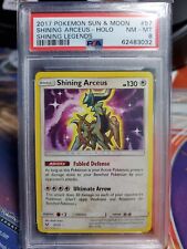 PSA 8 NM-MT SHINING ARCEUS HOLO #57 SHINING LEGENDS 2017 POKEMON TCG