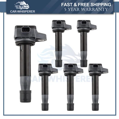 Juego de 6 paquetes de bobinas de encendido para Acura MDX RDX RL TL TSX 2009-2014/Honda Accord Foto 1 de 4