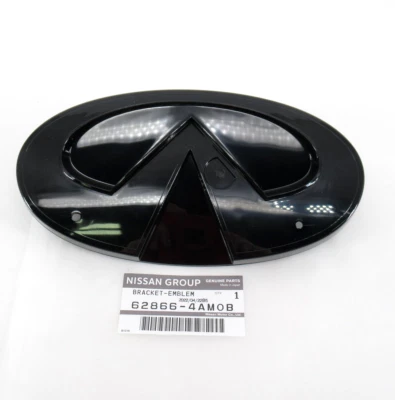 Genuine OEM Nissan Infiniti 62866-4AM0B Emblem Base 2015-2017 Q70 & Q70L - Image 1 of 4