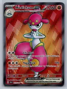 Pokemon - Medicham ex - 161/142 - Stellar Crown - Holo - Ultra Rare NM - Picture 1 of 2