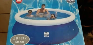 Wehnke Happy People 77578 Quick Up Pool 183x50 cm Planschbecken Wehncke NEU - Bild 1 von 6