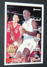 CYR G'BAGUIDI PITCH CHOLET BASKETBALL 1995 BASKETBALL FRANCE PANINI CARD