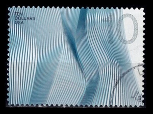 USA 4720 $10.00 Waves of Color [1 USED Stamp, 2012] - Picture 1 of 1