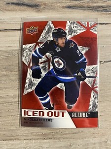 2021-22 UPPER DECK ALLURE HOCKEY ICED OUT NIKOLAJ EHLERS CARD IO-5 WINNIPEG JETS