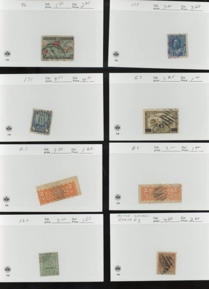 coleção mundial de selos CV $104 com duplicatas (mb33 - Imagem 1 de 3