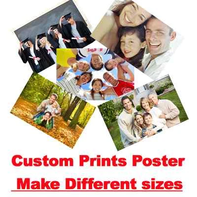 Custom Customize Print Thin Silk Fabric Poster Your Photo Design Any Size - Image 1 of 4