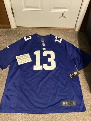 Camiseta deportiva para hombre Nike NFL On Field New York Giants Odell Beckham Jr 2017 nueva con etiquetas ¡talla 3XL! Foto 1 de 4