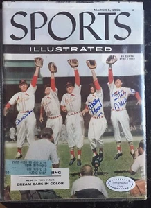 March 5, 1956 Sports Illustrated Cardinals Bill Virdon / Wally Moon/Stan Musial - Picture 1 of 7