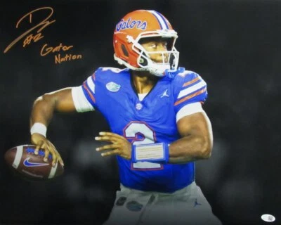 D. J. Lagway Florida Gators Autographed/Inscribed 16x20 Photo JSA 196817 - Image 1 of 3
