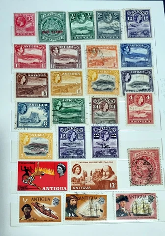 Antigua stamps vintage to modern Cover