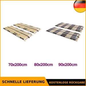 2x Lattenrost 7 Zonen Bettrost Lattenrahmen Mehrere Auswahl vidaXL - Bild 1 von 49