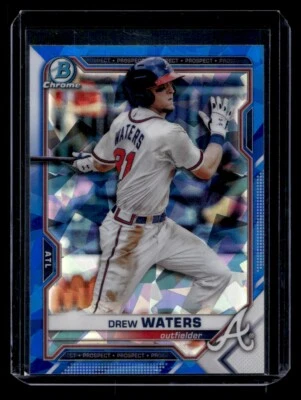 2021 Bowman Sapphire Edition Drew Waters - Image 1 of 2