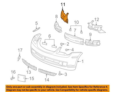 CHRYSLER OEM 04-08 Crossfire Bumper Components-Reinforcement 5099168AA Foto 1 de 2