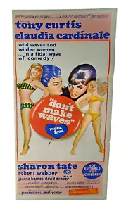 Daybill Don't Makes Waves Vintage Original Australian Movie Poster Sharon Tate - Bild 1 von 14