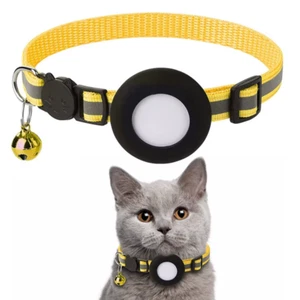 Reflective Pet Cat Collar for Airtag Waterproof AirTag Case with bell - Picture 1 of 1