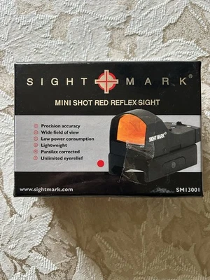 Mira de punto rojo reflejo holográfico Sightmark Mini Shot con montaje de tejedor Foto 1 de 2