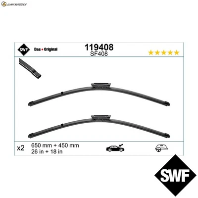 WISCHBLATT 119408 FÜR PEUGEOT FIAT FIORINO/Box/Body/MPV QUBO CITROEN8HS 1.4L - Bild 1 von 4