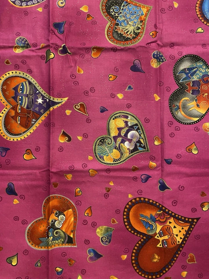 Fabulosos felinos de Laurel Burch para gatos de 1/2 yarda de tela Foto 1 de 3