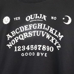 Suéter Ouija Board Negro Mediano Licencia Oficial y2k Hot Topic Bruja Oculta - Imagen 1 de 7