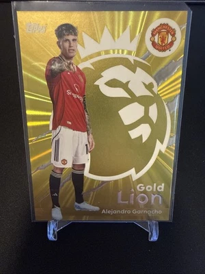 ALEJANDRO GARNACHO 2025-26 Topps Premiere League Gold Lion #GL13 Manchester Utd - Image 1 of 2