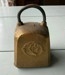 Campana noruega de latón para renos vintage  - Imagen 1 de 4
