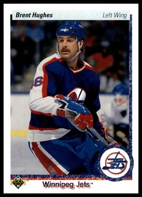 1990-91 Upper Deck #333 Brent Hughes - Image 1 of 2
