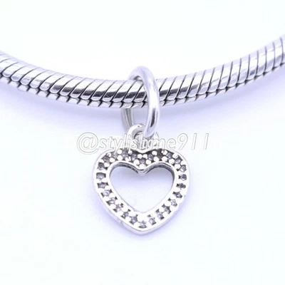 Auténtico Colgante Corazón Pandora Plata - 390325CZ Foto 1 de 4