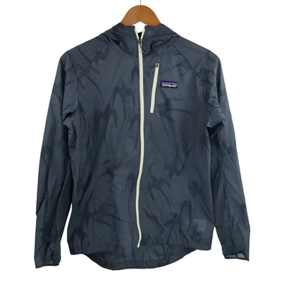 Chaqueta de Lluvia Patagonia Houdini Mujer S Gris Pájaros Abrigo Ultraligero Embalable con Capucha Foto 1 de 4