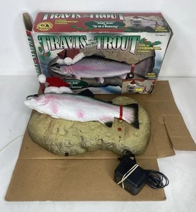 Vintage Gemmy Travis The Singing Trout Do Wah Diddy Diddy & Rock The Boat Read - Picture 1 of 9