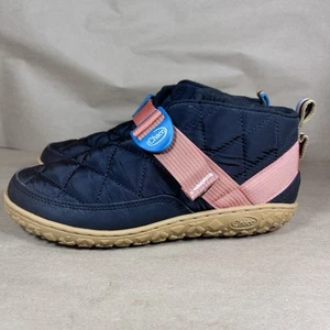 Chaco Ramble Wmns 8.5 Black Quilted Puffy Slipper House Shoe Fleece interior - Picture 1 of 10