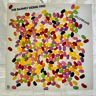 LP: The Barney Kessel Trio, Jellybeans, Concord Jazz, autographed, 1981, Jazz, Foto 1 de 4