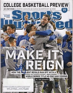 Ned Yost autographed Magazine Sports Illustrated (KC Royals World Series Win) - Picture 1 of 2