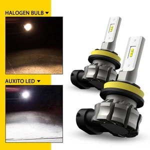 2X AUXITO B3F CANBUS LED Fog Bulb Light H8 H9 Xenon H11 White Super Bright USA - Picture 1 of 16