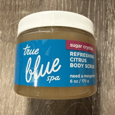 New Rare Bath & Body Works True Blue Spa Need a Margarita Scrub Citrus 6 oz - Image 1 of 4